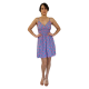 Φόρεμα κοντό βαμβακερό ρεγιόν με τιράντες